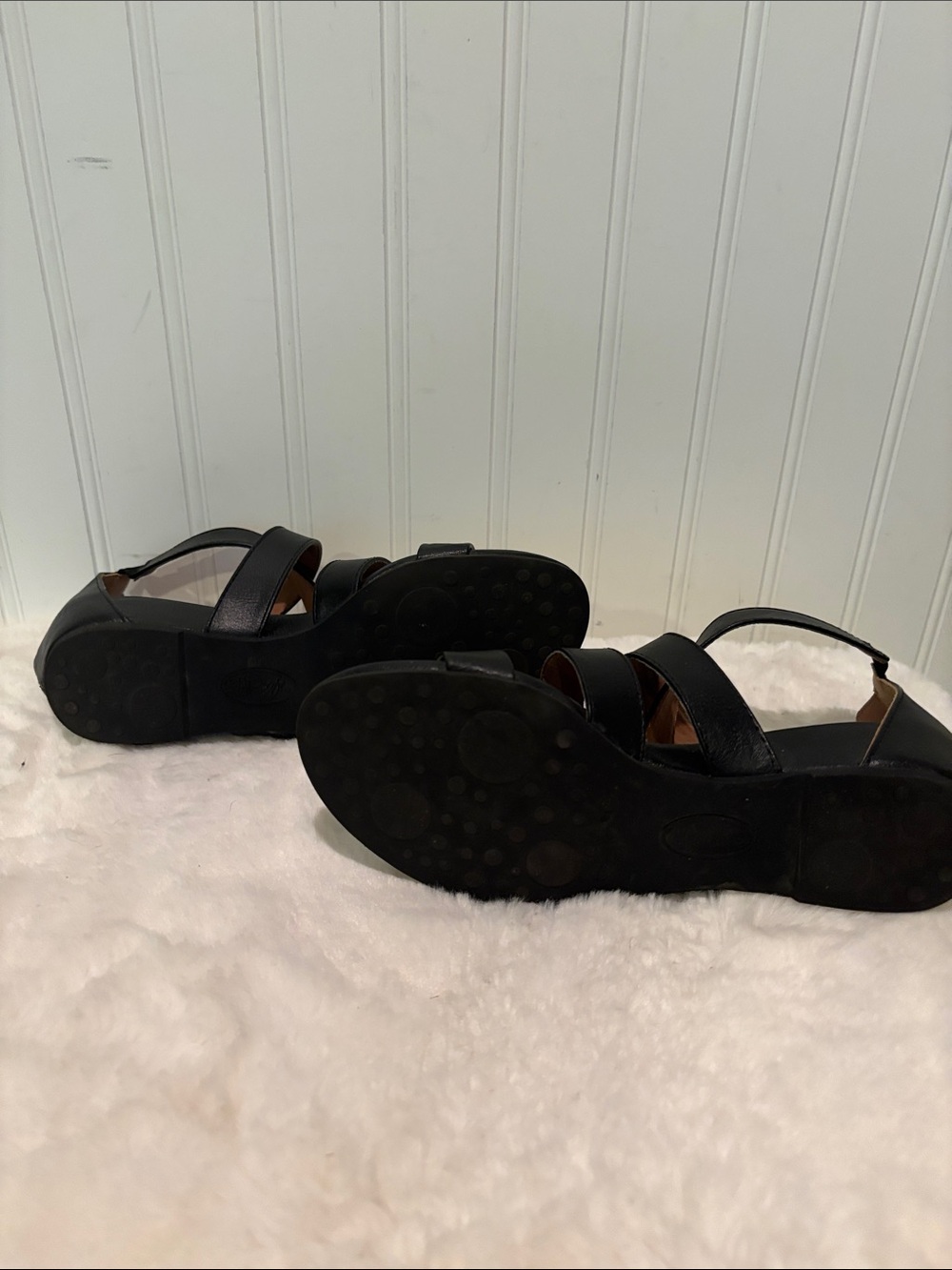 EuroSoft Rishelle Women’s Black Strappy Buckle Sandals Size 6 - Picture 4 of 4